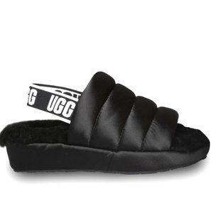 Ugg Puff Yeah Black Slides (US 8) NIB